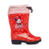 Stivali di gomma rossi con collarino Minnie, Cartoni e Supereroi, SKU p471000048, Immagine 0